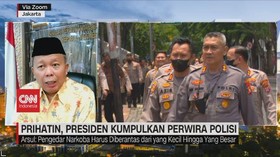 VIDEO: Prihatin, Presiden Kumpulkan Perwira Polisi
