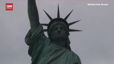VIDEO: 2 Tahun Tutup, Patung Liberty Bisa Dikunjungi Wisatawan