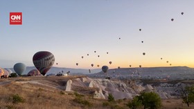 VIDEO: Memanjakan Mata, Menikmati Eksotisme Kapadokia dari Balon Udara