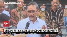 VIDEO: Mendag RI: Bisa Jadi Basis Produksi Ponsel Pintar