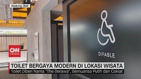 VIDEO: Toilet Bergaya Modern di Lokasi Wisata