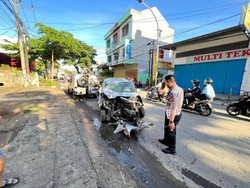 Penampakan Minibus yang Tabrak 2 Tukang Sapu Jalan Makassar hingga Tewas
