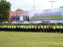6.997 Personel Gabungan Siap Amankan Pilkades Serentak Demak Besok!