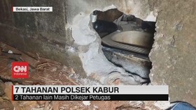 VIDEO: Tujuh Tahanan Polsek Kabur