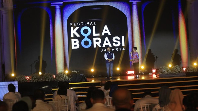 Gubernur DKI Jakarta, Anies Baswedan, mengedepankan semangat kolaborasi untuk mewujudkan misi 'Maju Kotanya, Bahagia Warganya'.
