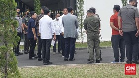 Jokowi ke Puri Mangkunegaran Jelang Pernikahan Kaesang