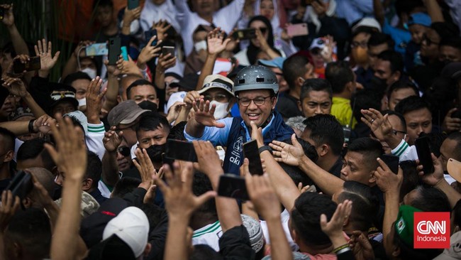 Sejumlah pakar politik menilai Anies Baswedan bisa untuk usai isu beberapa daerah mencabut izin safari politik sebagai capres 024.