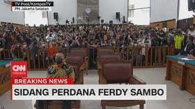 VIDEO: Hakim dan Ferdy Sambo Tiba di Ruang Sidang PN Jakarta Selatan