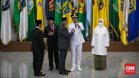 Pemprov DKI Sambut Kembali Heru Budi di Balai Kota