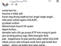 Heboh Emak-emak Sambat Gagal Undian Kulkas di HUT Golkar Pekalongan