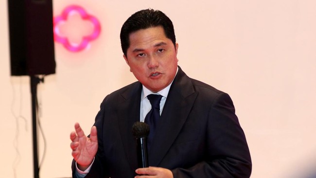 Diwacanakan Duet dengan Ganjar, Erick Thohir Mengaku Fokus Kerja Erick Thohir mengatakan saat ini dirinya fokus bekerja sebagai menteri Presiden Jokowi. Dia mengaku tengah fokus mengurus ancaman resesi.