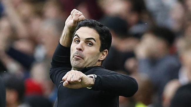 Pelatih Arsenal Mikel Arteta merespons kabar ketertarikan Real Madrid untuk membawanya ke Santiago Bernabeu.