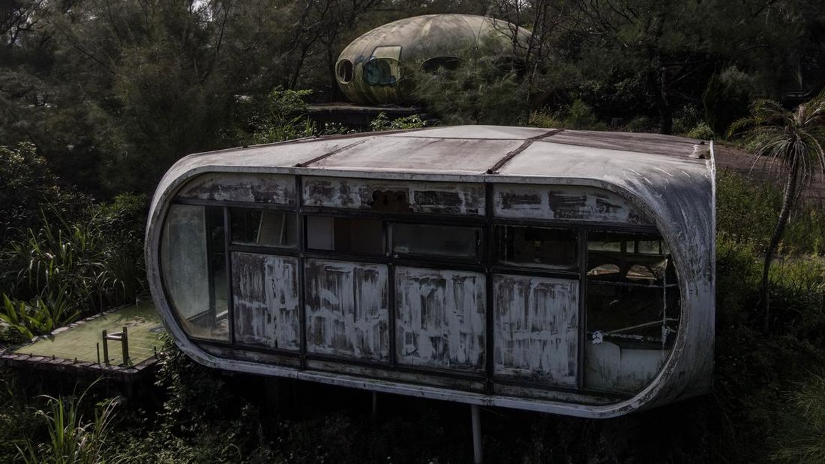 FOTO: Ironi Rumah-Rumah UFO di Taiwan, Telantar dan Penuh Misteri