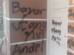 Rumah IRT di Asahan Dicoret Rentenir gegara Utang Rp 300 Ribu