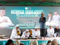 Gelar Gebyar Selawat, Santri-Kiai di Cianjur Dukung Ganjar Nyapres