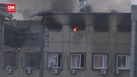 VIDEO: Rusia Lakukan Serangan  Drone Kamikaze ke Ukraina