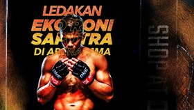 INFOGRAFIS: Ledakan Eko Roni Saputra di Arena MMA