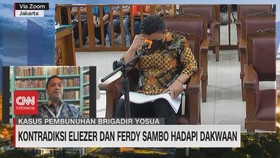 VIDEO: Kontradiksi Bharada E dan Ferdy Sambo Hadapi Dakwaan