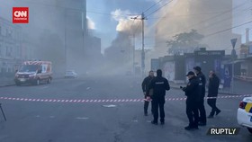 VIDEO: Serangan 28 Drone Kamikaze Rusia Tewaskan 3 Orang