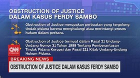 VIDEO: Obstruction of Justice Dalam Kasus Ferdy Sambo