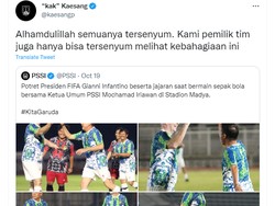 Makjleb! Kaesang Sindir Fun Football PSSI-FIFA: Alhamdulilah Semua Tersenyum
