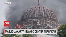 VIDEO: Penuturan Pekerja Terkait Kebakaran Kubah Islamic Center