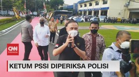 VIDEO: Ketum PSSI DIperiksa Polisi