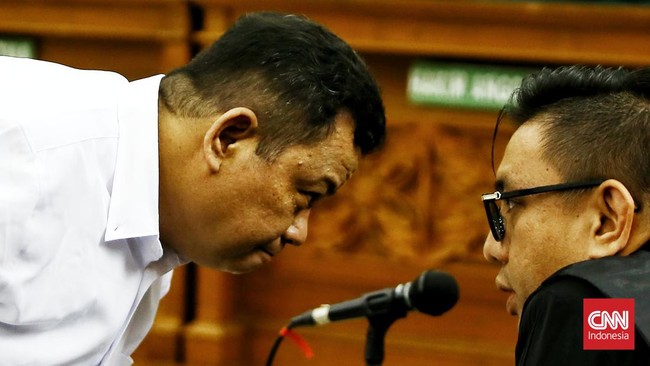 FOTO: Bripka RR dan Kuat Ma'ruf di Sidang Pembunuhan Brigadir J