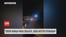 VIDEO: Teror Warga Pakai Senjata, Geng Motor Ditangkap