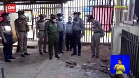 VIDEO: Paket Bom Meledak di Penjara Insein Myanmar. 3 Petugas Tewas