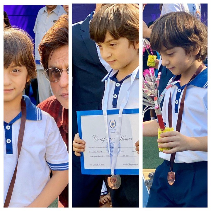 <p>Keren ya, Bunda. Semoga AbRam bisa terus berprestasi dengan membanggakan keluarganya, ya. (Foto: Instagram @iamsrk)</p>