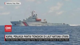 VIDEO: Kapal Penjaga Pantai Tiongkok Di Laut Natuna Utara