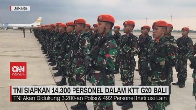 img-title VIDEO: TNI Siapkan 14.300 Personel Dalam KTT G20 Bali