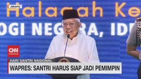 VIDEO: Wapres: Santri Harus Siap Jadi Pemimpin