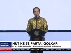 Jokowi Sapa Akbar Tanjung: Istri Pak Akbar Teman Saya SMP