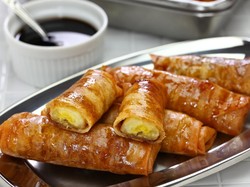 Resep Lumpia Pisang Karamel yang Renyah Legit Buat Teman Ngopi