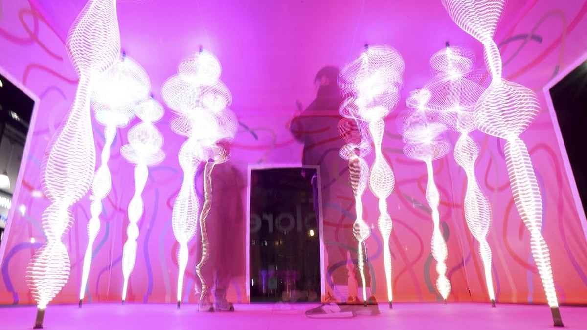 FOTO: Instalasi Festival River of Lights Warnai Liverpool