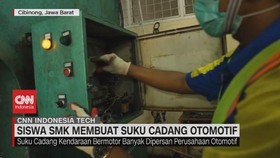 VIDEO: Siswa SMK Membuat Suku Cadang Otomotif
