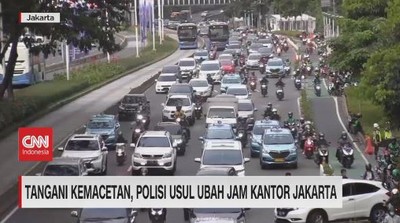 VIDEO: Tangani Kemacetan, Polisi Usul Ubah Jam Kantor Jakarta