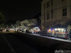 PKL Kota Tua Masih Bandel Berjualan di Jalan Kunir
