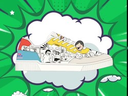 Keren! Sneakers Lokal Ini Kolaborasi Bareng Crayon Shinchan