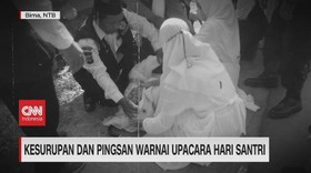 VIDEO: Kesurupan dan Pingsan Warnai Upacara Hari Santri