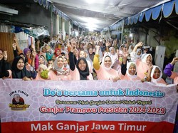 Emak-emak di Jatim Gelar Doa Bersama untuk Ganjar & Indonesia