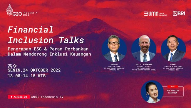 Simak! Strategi BRI Terapkan ESG & Percepat Inklusi Finansial