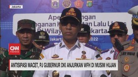 VIDEO: Antisipasi Macet, PJ Gubernur DKI Anjurkan WFH di Musim Hujan