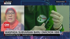 VIDEO: Epidemiolog: Tidak Perlu Panik, Sub-Varian XBB Tidak Berbahaya