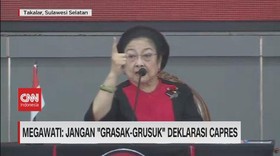 VIDEO: Megawati, Jangan 'Grasak Grusuk' Deklarasi Capres