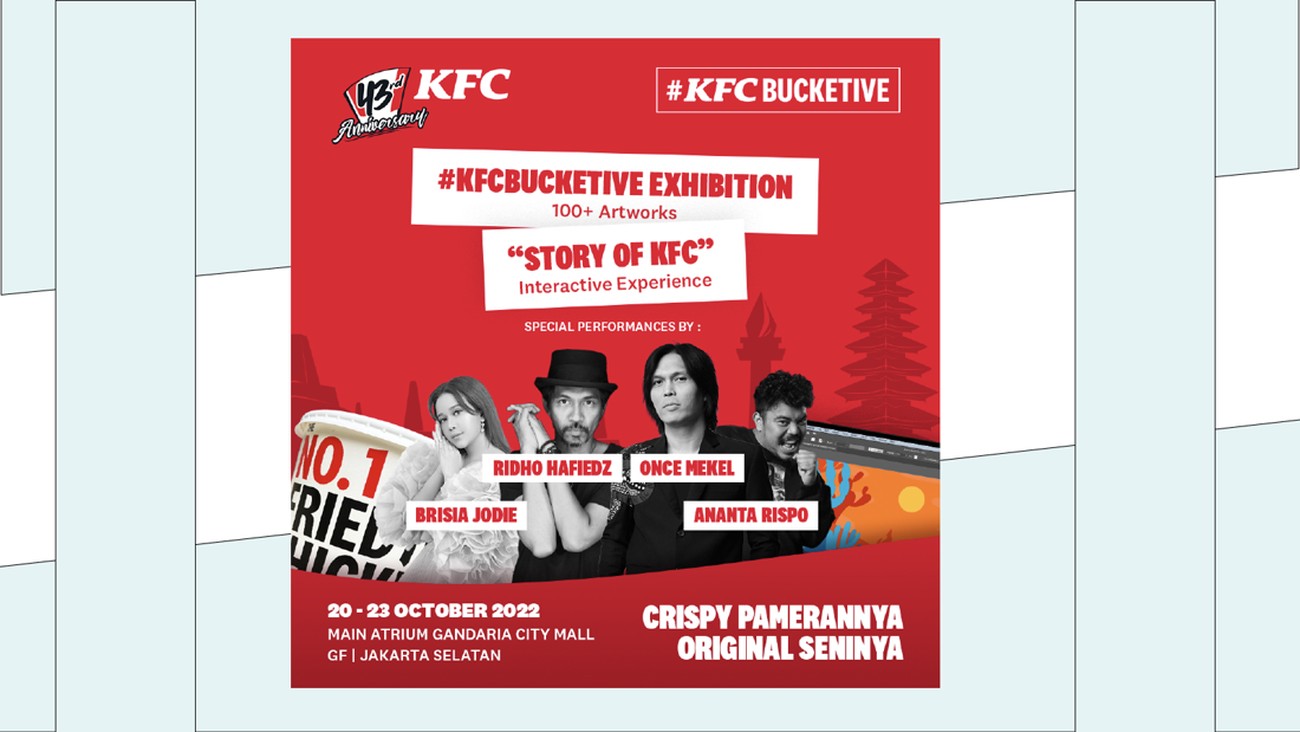 #KFCBucketive, Ajang Kolaborasi Ulang Tahun KFC Indonesia