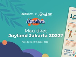 detikcom Bagi-bagi Tiket Joyland 2022 di Sini!