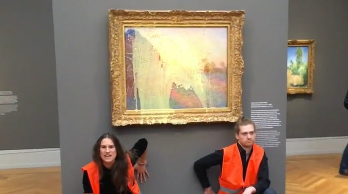 Aktivis di Jerman Lempar Kentang Tumbuk ke Lukisan Monet Bernilai Rp1,7 Triliun, Protes soal Bencana Iklim